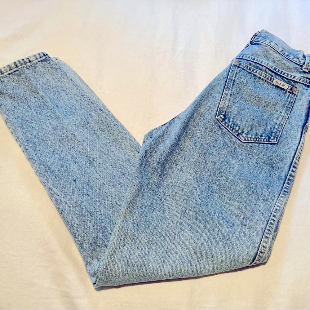 Vintage Bill Blass high waisted acid wash jeans